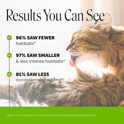 Cat Hairball Remedy Treats – Crunchy & Creamy Hairball Support with Fiber & Fish Oil