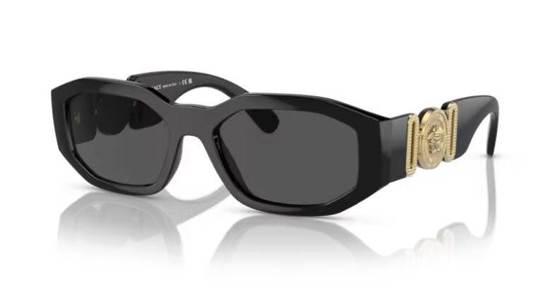 Versace VE4361 GB1/87 53mm Sunglasses – Black Frame & Gray Non-Polarized Lenses