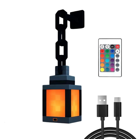 Pixelated Lantern Night Light
