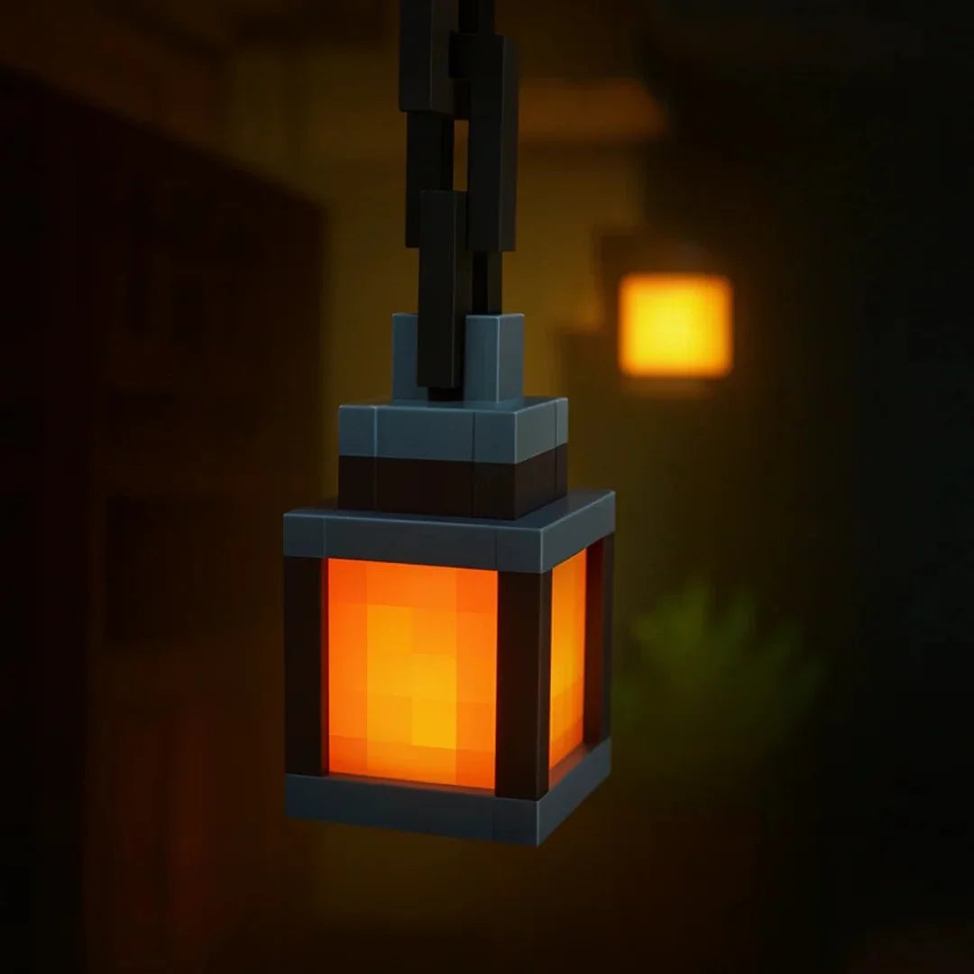 Pixelated Lantern Night Light