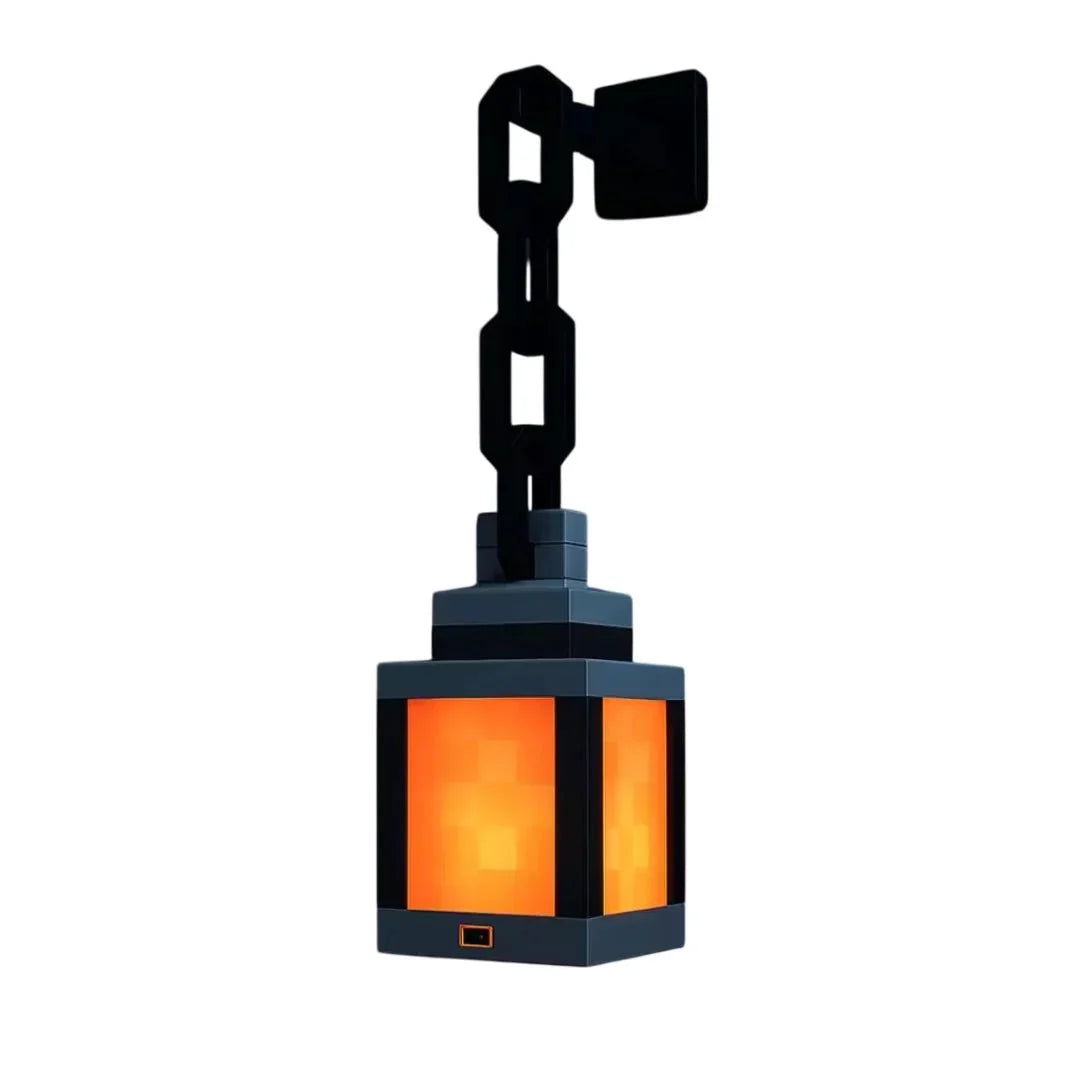 Pixelated Lantern Night Light