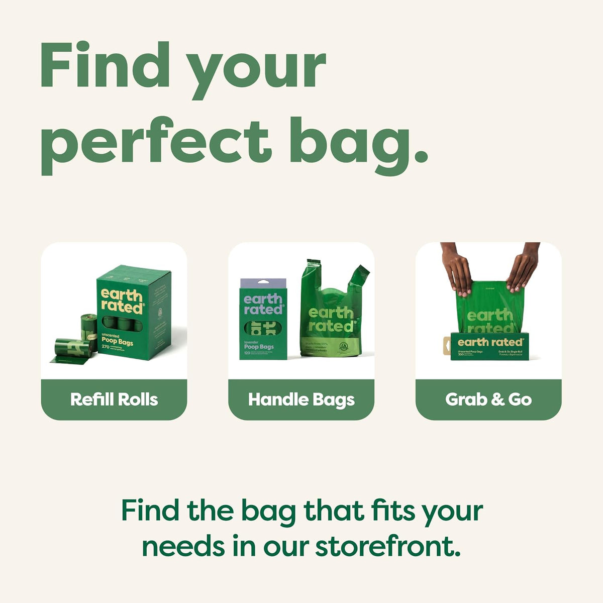 Earth Rated Lavender Dog Poop Bags – 120 Leak-Proof Refill Bags