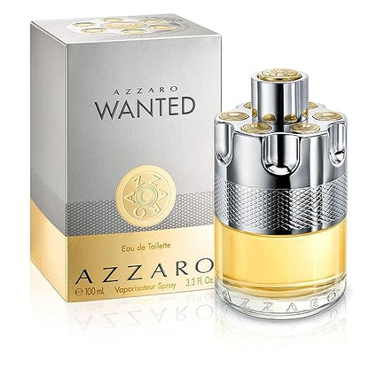 Azzaro Wanted Eau de Toilette 100ml – Woody Citrus Men's Fragrance