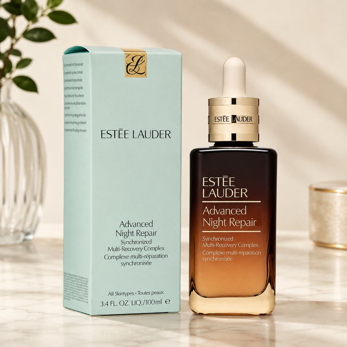 Estée Lauder Advanced Night Repair Serum 100ml / 3.4 oz | Synchronized Multi-Recovery Complex Facial Serum