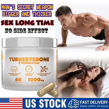 Peak Revival-X Turkesterone + Tongkat Ali 60 Capsules | USA Made Botanical Dietary Supplement