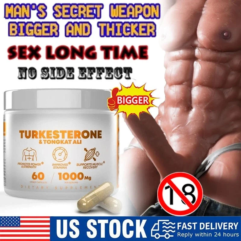 Peak Revival-X Turkesterone + Tongkat Ali 60 Capsules | USA Made Botanical Dietary Supplement