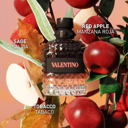 Valentino Uomo Born In Roma Coral Fantasy for Men 3.4 oz / 100ml Eau de Toilette Spray
