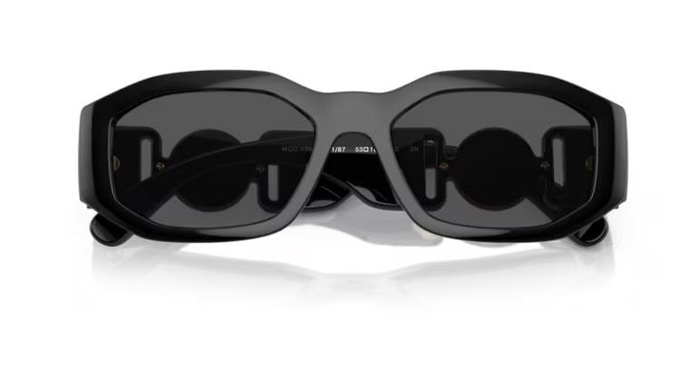 Versace VE4361 GB1/87 53mm Sunglasses – Black Frame &amp; Gray Non-Polarized Lenses