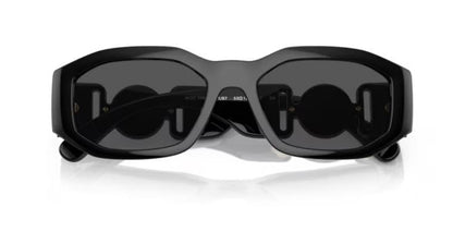 Versace VE4361 GB1/87 53mm Sunglasses – Black Frame &amp; Gray Non-Polarized Lenses