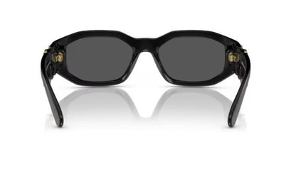 Versace VE4361 GB1/87 53mm Sunglasses – Black Frame &amp; Gray Non-Polarized Lenses